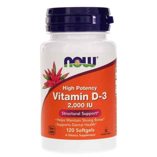 Vitamin D-3 2,000 IU, NOW